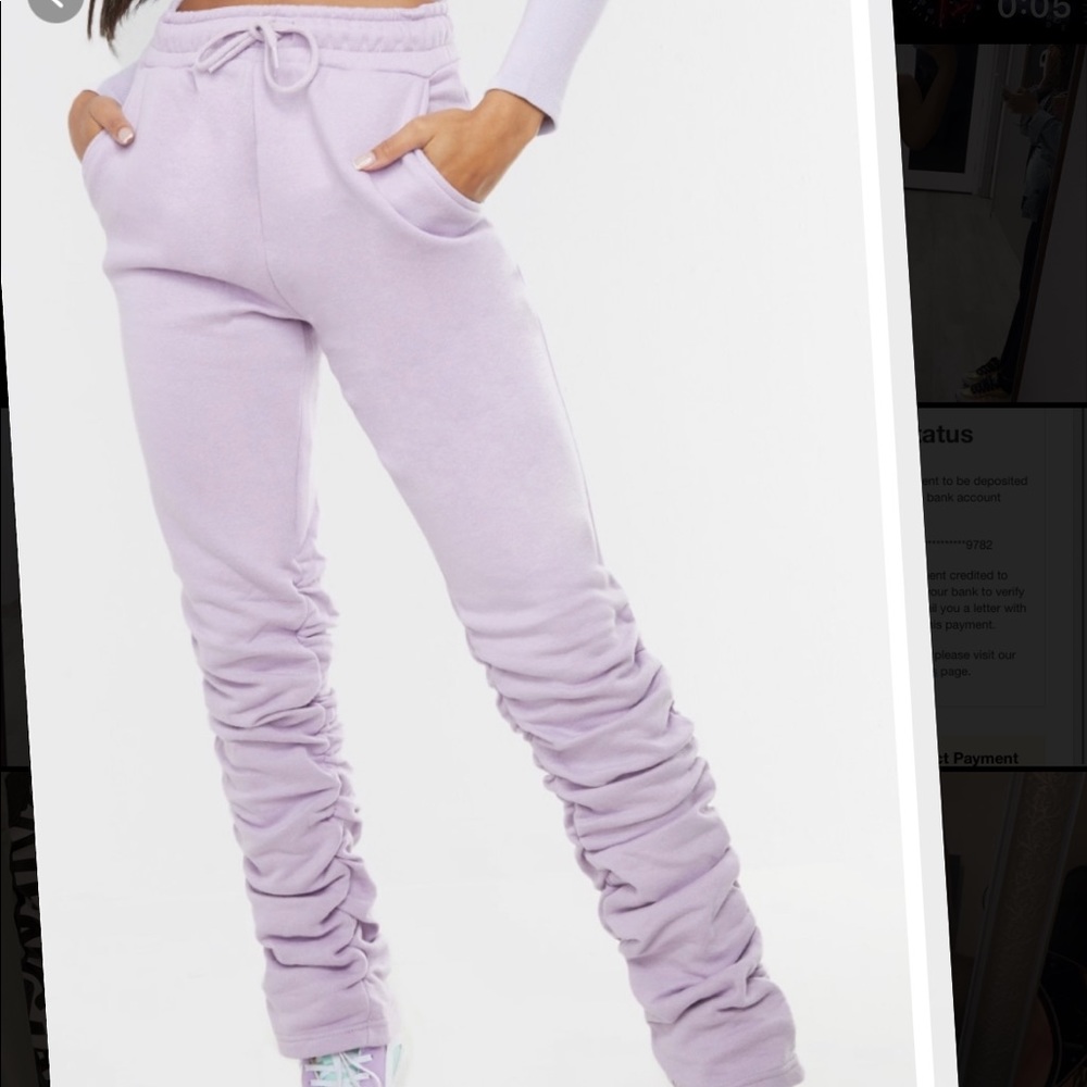 Plt Ruched leg joggers